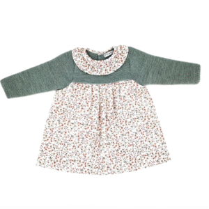 Vestido punto flores