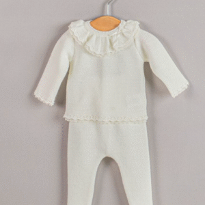 Conjunto jersey + polaina bautizo