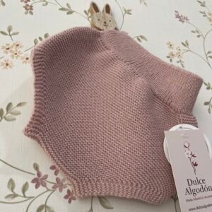 cubre pañal invierno punto rosa