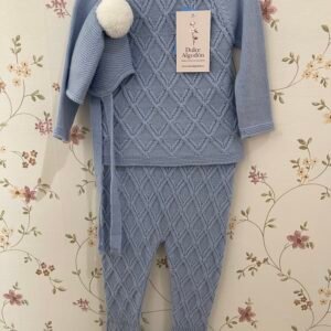 conjunto 3 piezas azul cielo